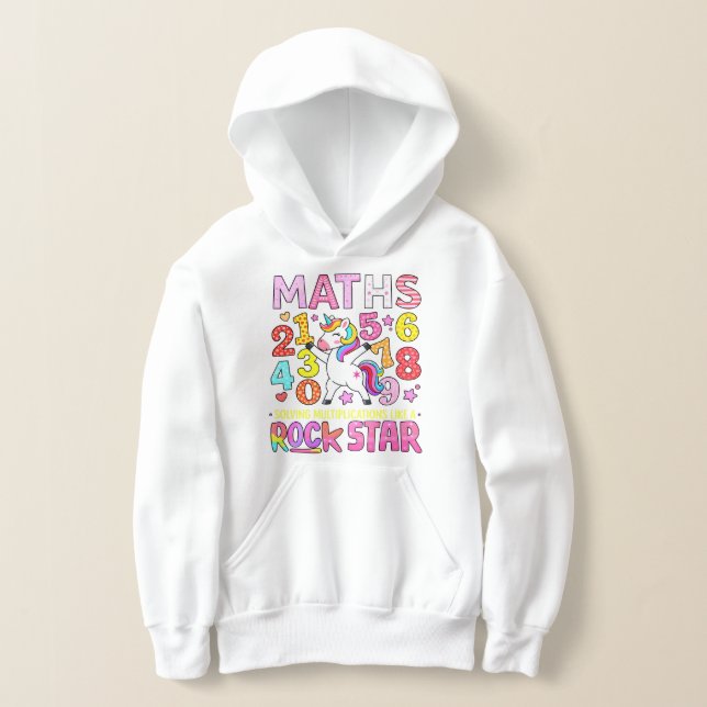 Maths Rockstar Colorful Numbers Hoodie (Ablage )