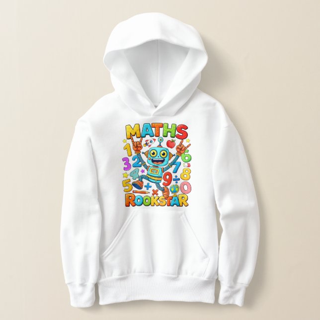 Maths Rockstar Cute Calculator Hoodie (Ablage )