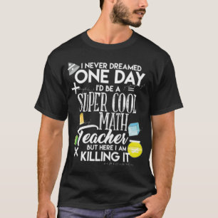 MATHS Super Cooler Mathematik-Lehrer Schulgeschenk T-Shirt