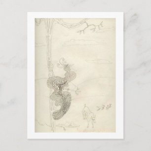 Matilda der herrliche Vogel des Paradieses Postkarte