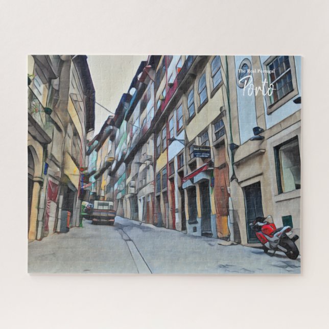 Matin à Porto - Le vrai Portugal Jigsaw Puzzle (Horizontal)