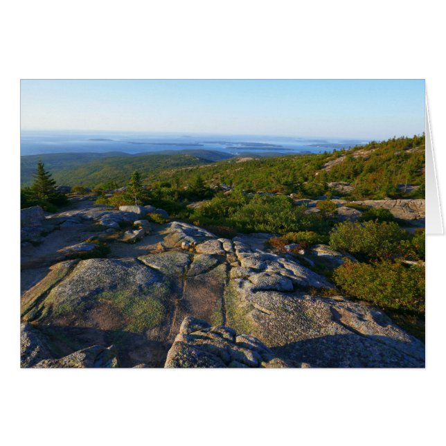 Matin au sommet de la montagne Cadillac à Acadia (Devant horizontal)