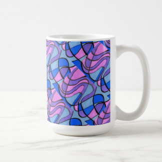 "Matin Cool" Tiled Abstract Design Mug