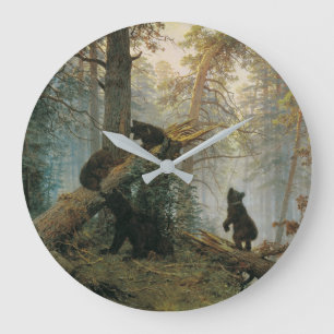Matin dans une pinède Pleine Horloge