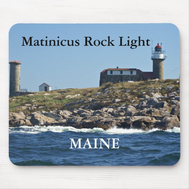 Matinicus Rock Light, Maine Mousepad (Vorne)