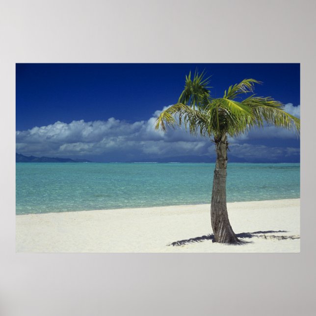 Matira Beach auf der Insel Bora Bora, 2 Poster (Vorne)