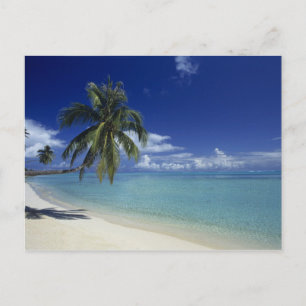 Matira Beach auf der Insel Bora Bora, Postkarte