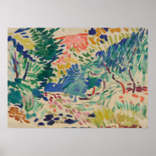 Matisse Abstracted Landscape Wall Art Poster