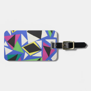 Matisse Abstrakte Geometrische Blaue Cut-Out-Kunst Gepäckanhänger