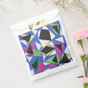 Matisse Abstrakte Geometrische Blaue Cut-Out-Kunst Geschenktütchen