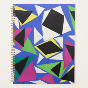 Matisse Abstrakte Geometrische Blaue Cut-Out-Kunst Planer
