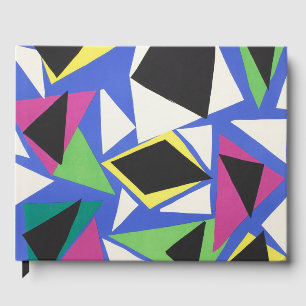 Matisse Abstrakte Geometrische Blaue Schnittkunst Gästebuch