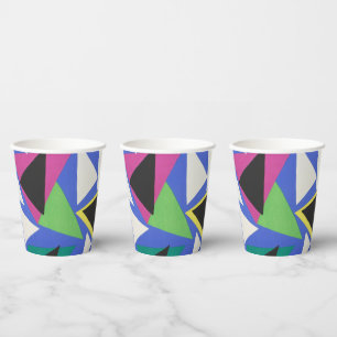 Matisse Abstrakte Geometrische Blaue Schnittkunst Pappbecher