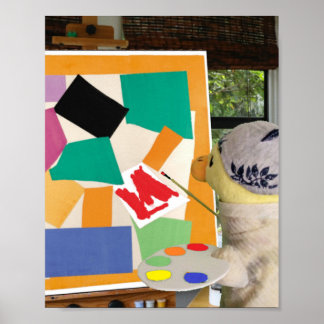 Matisse Die Schnecke in Öl von Danny Duck Poster