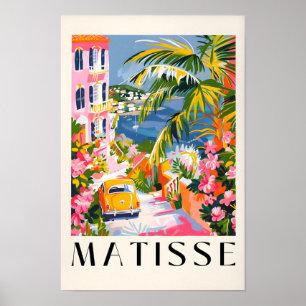 Matisse-Druck, Poster einer Küstenstadt, Rosa Stra