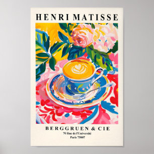 Matisse Espresso Cup Art Print, Poster de café, Be