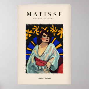 Matisse-Kunstposter - Frau Robe Abstract Stained Poster