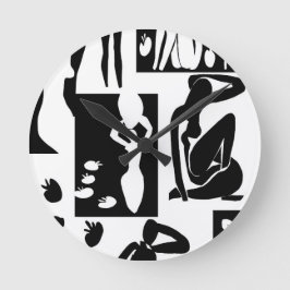 Matisse Nudes Runde Wanduhr