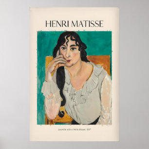 Matisse Poster - Laurette mit einer weißen Bluse91