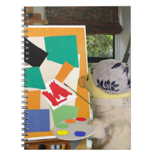 Matisse The Snail in Oil von Danny Duck Notebook Notizblock