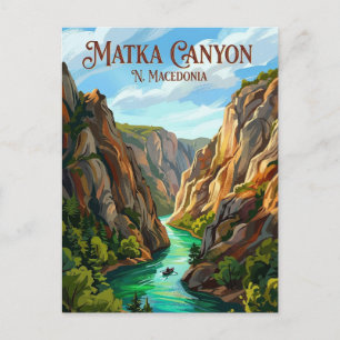 Matka-Canyon N. Mazedonien Postkarte