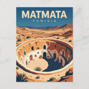 Matmata Berber-Dorf Tunesien Postkarte