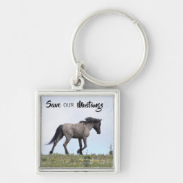 Mato Skas Entschlossenheit (Rett Unsere Mustangs) Schlüsselanhänger