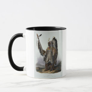 Mato-Tope, ein Mandan Leiter, überziehen 13 von Tasse