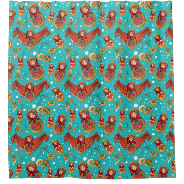 Matreshka Douche rideau (Devant)