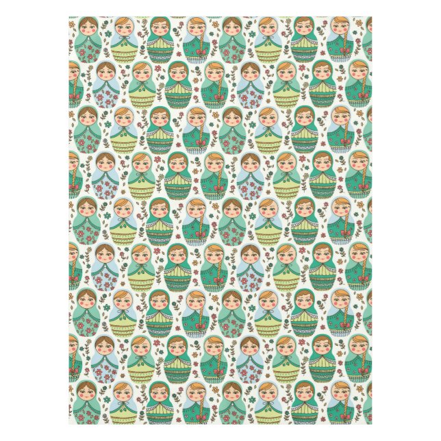 Matreshka Mustertablecloth Tischdecke (Vorderseite)