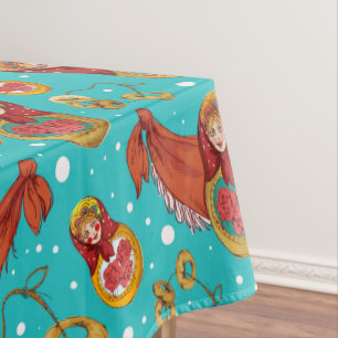 Matreshka Mustertablecloth Tischdecke