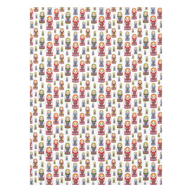 Matreshka Pattern Tischdecke (Vorderseite)