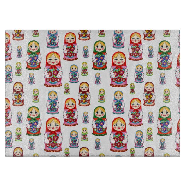 Matreshka Schneidebrett (Vorderseite)