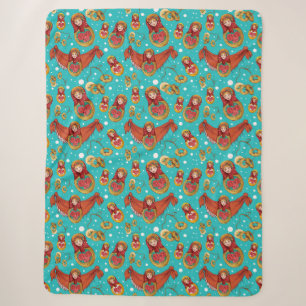 Matreshka Sherpa Blanket Sherpadecke
