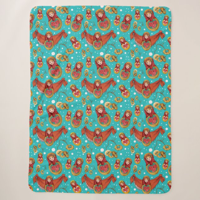 Matreshka Sherpa Blanket Sherpadecke (Vorderseite)
