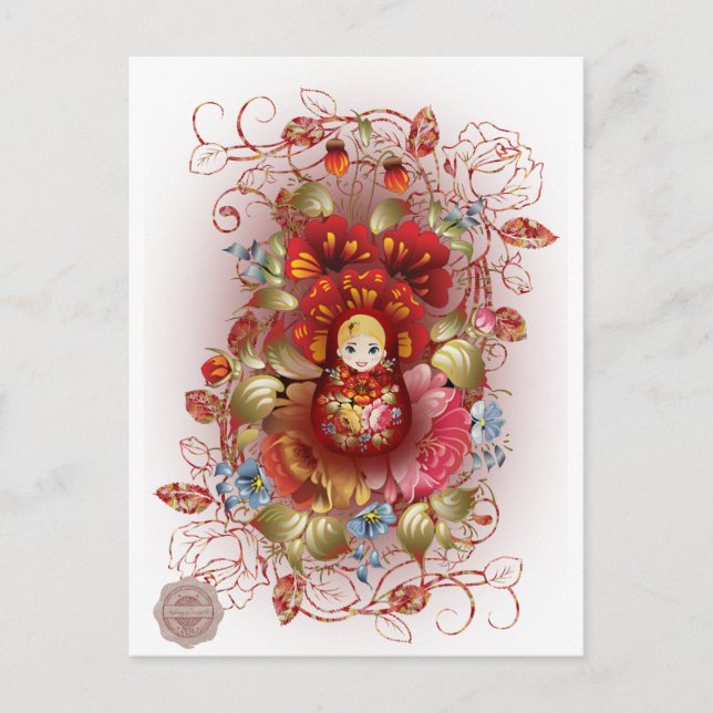MATRIOSKA 1 POSTKARTE (Vorderseite)