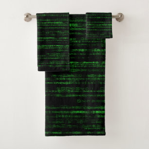 Matrix-Code Badhandtuch Set