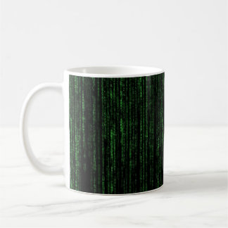 Matrix-Code | Die Matrix | Schwarz und Grün Kaffeetasse