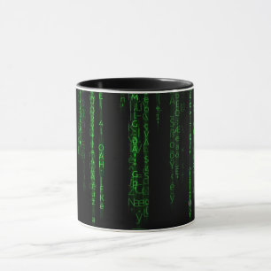 Matrix-Code Tasse