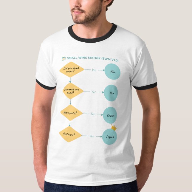 Matrix für kleine Gewinne (SWM v1.0) - Funny Flowc T-Shirt (Vorderseite)
