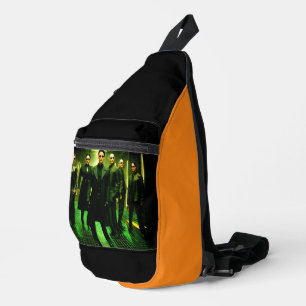 Matrix-Inspiriert Party-Abdeckung Zukunftsformat Crossbody Bag