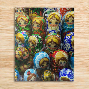 Matrjoschka-Puppen-Souvenir-Kiosk-Reisefoto
