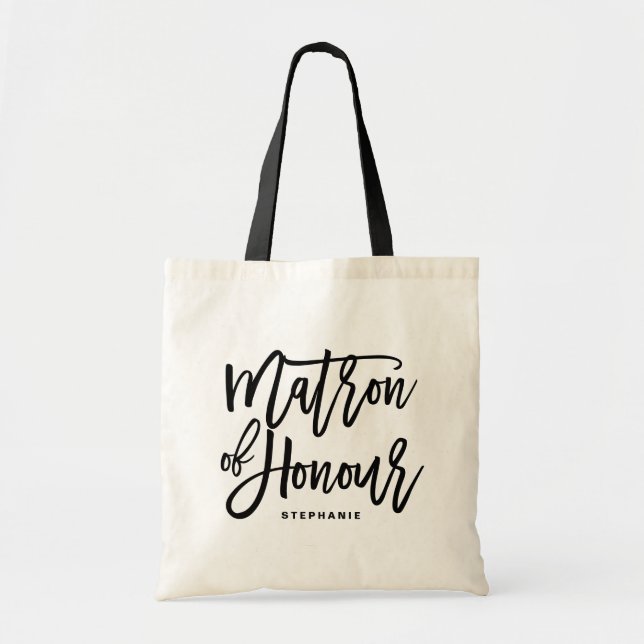 Matron d'honneur de la main noire Sac fourre-tout (Devant)