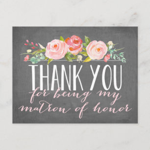 Matron d'honneur Merci Bridesmaid
