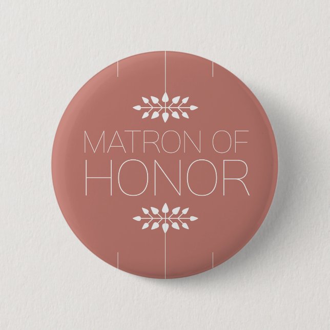 Matron of Honor Button (Vorderseite)