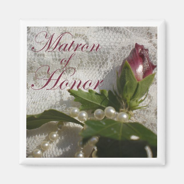 Matron of Honor Favor Magnet (Vorne)
