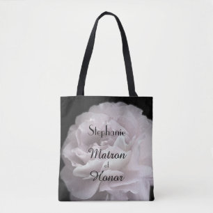 Matron of Honor, Name, Pale Pink Rose Tasche