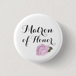 Matron of Honor Wedding Pinback Buttons Abzeichen