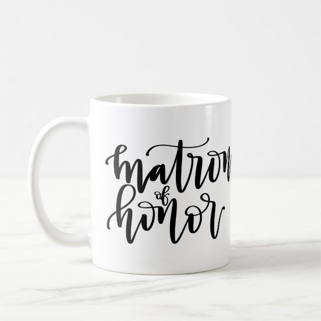 Matrone der Ehrenkalligraphie-Tasse Kaffeetasse (Links)