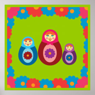 Matroschka-Puppen Poster